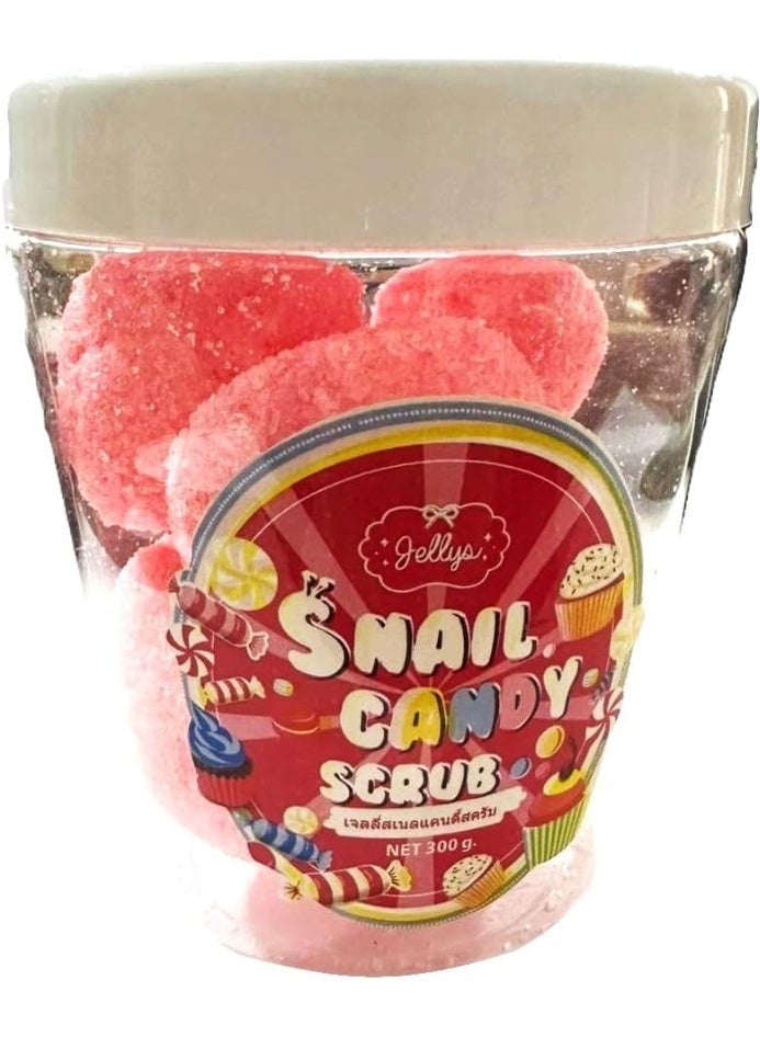 جيليز مقشر للجسم، مقشر حلوى الحلزون للجسم، 300 جرام - Image 5