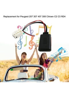 NIBEMINENT Replacement AUX Audio Bluetooth Adapter For Peugeot  - Image 3
