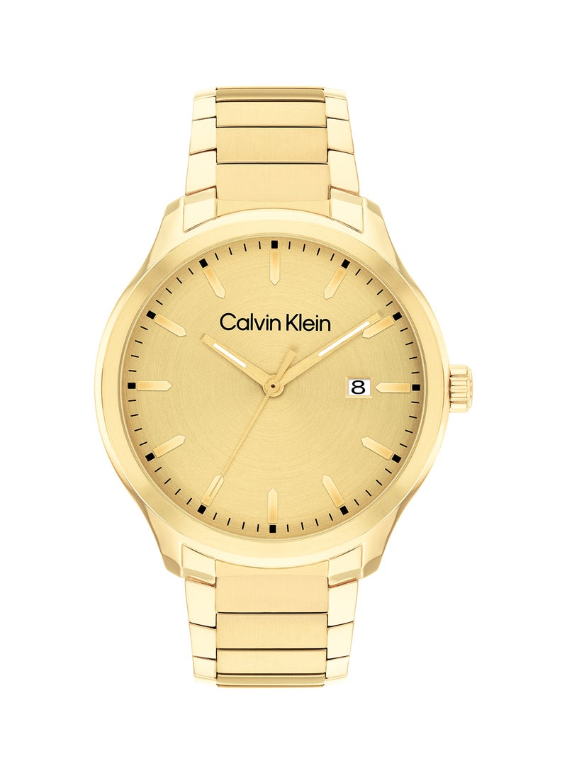 CALVIN KLEIN ساعة يد رجالية أنالوج دائرية من الفولاذ المقاوم للصدأ 25200349 - 43 مم - Image 2