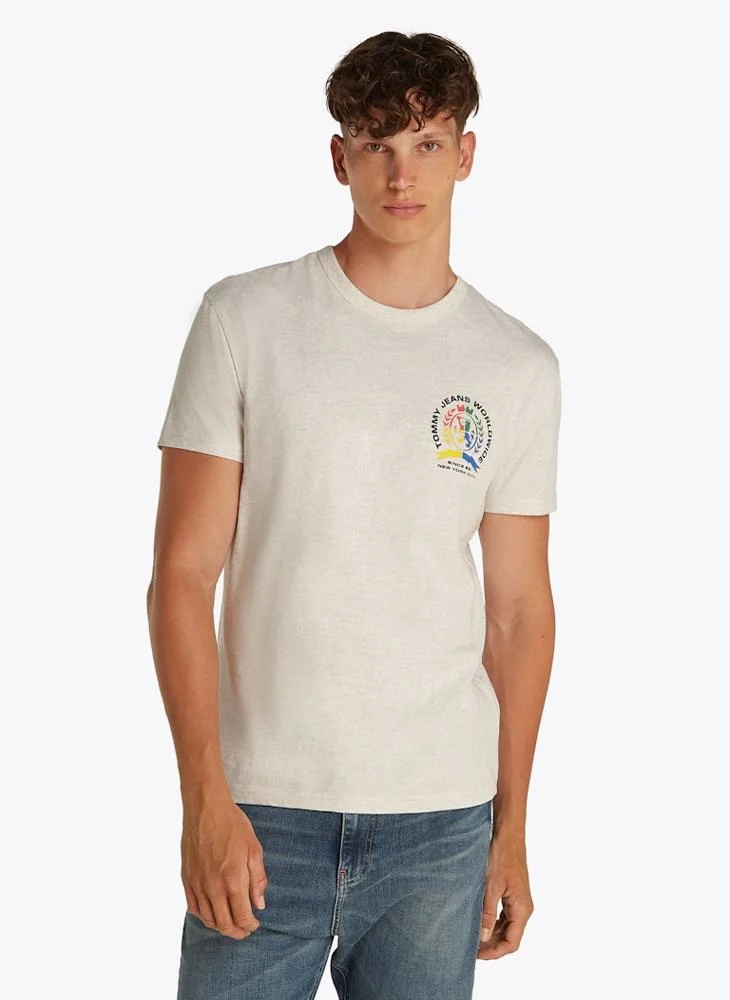 Regular Fit 4Clr Crest T-Shirt