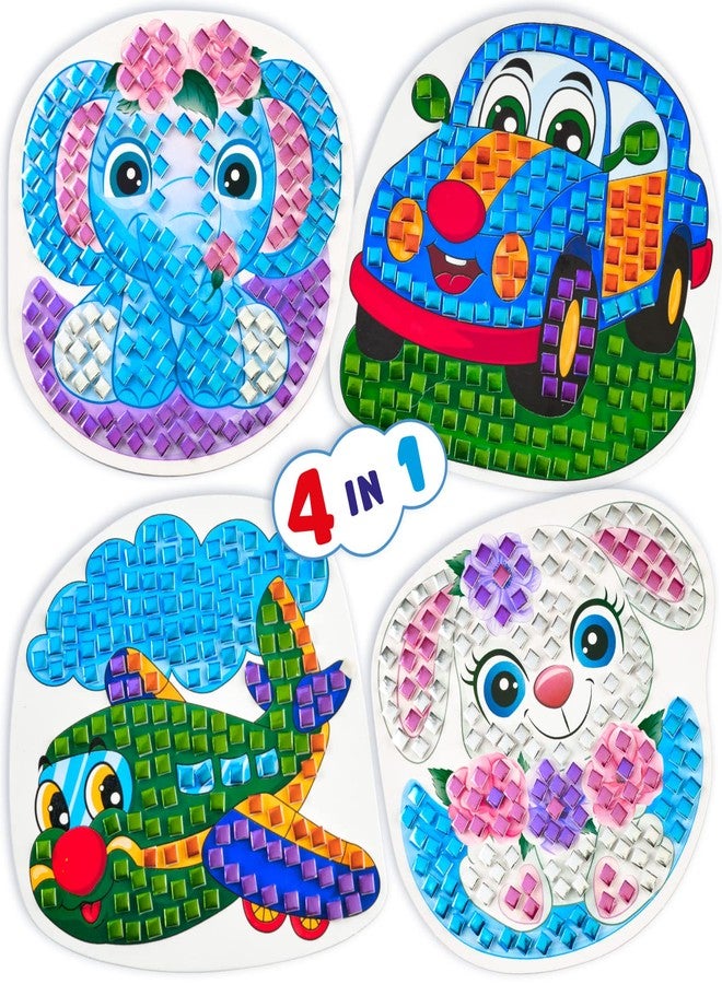 ALEXES Mosaic Sticker Art Kit for Kids - Sticky Number Poster - Stick Together Sticker Set 2 - Image 1
