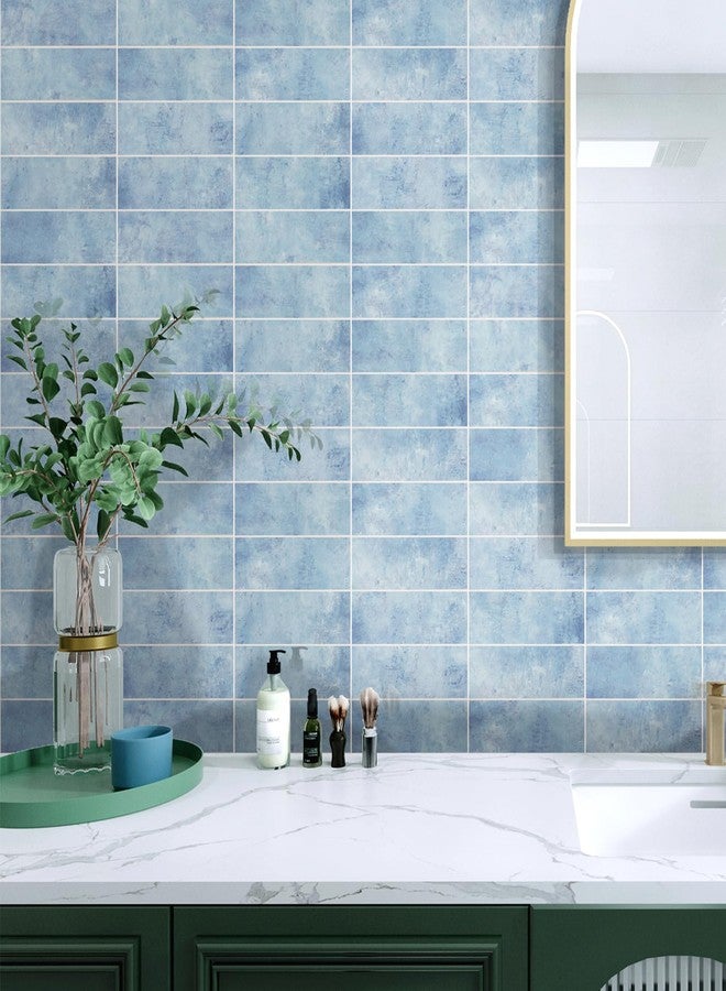 Tilingview Peel and Stick Backsplash Tile for Kitchen/Bathroom/Living Room, Self-Adhesive Subway Tile for Backsplash, Imitation Glazed Tiles/Handmade Tiles (Glossy Sky Blue) - Image 5