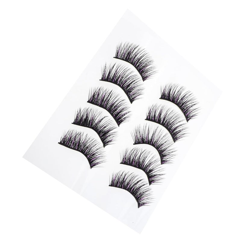 Long Dense Wispy False Eyelashes Hard Stem Dramatic Lash Extensions for Stage Performance and Daily Makeup - Image 1