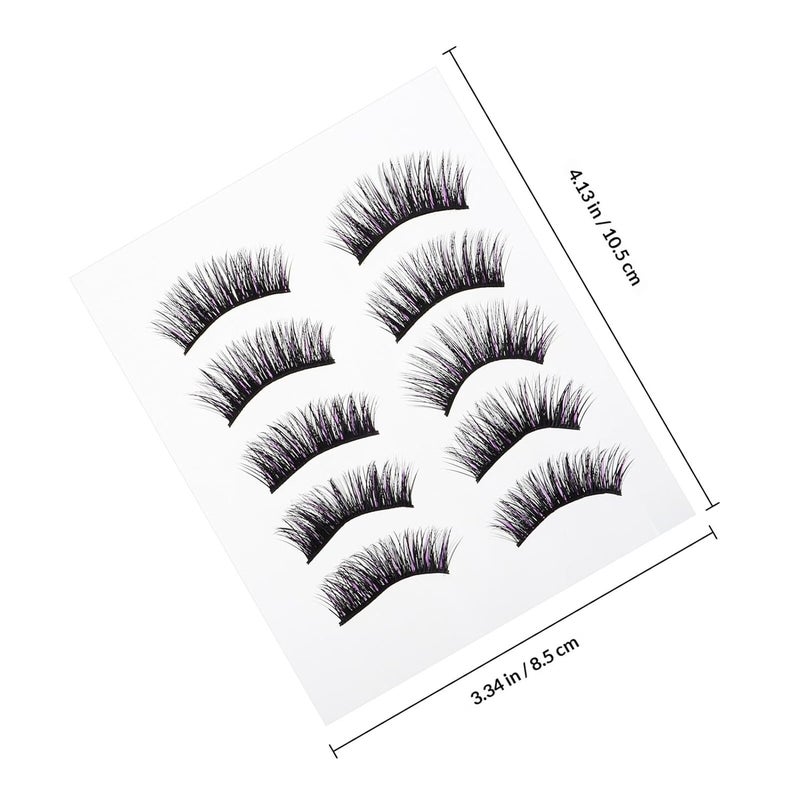 Long Dense Wispy False Eyelashes Hard Stem Dramatic Lash Extensions for Stage Performance and Daily Makeup - Image 2