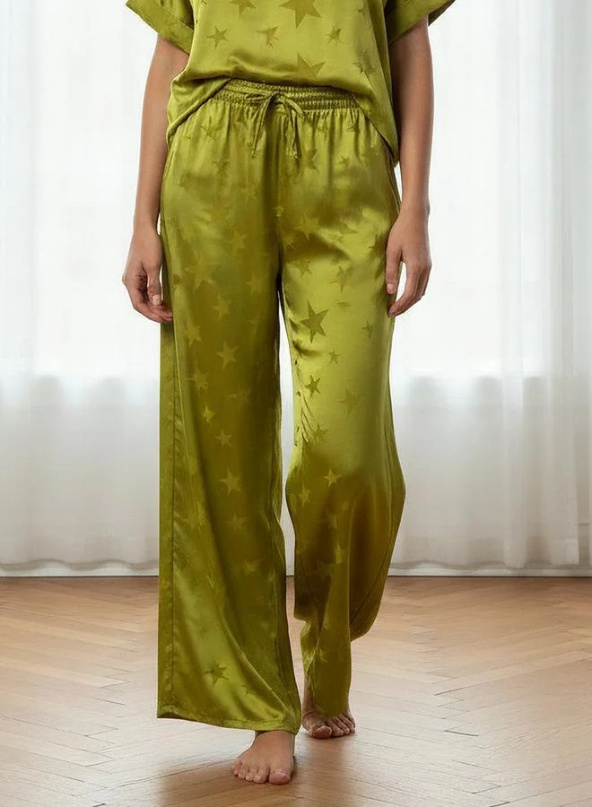 Aadaraya  Pyjama Set Top & Wide Leg Bottom for Women | Best Price UAE
