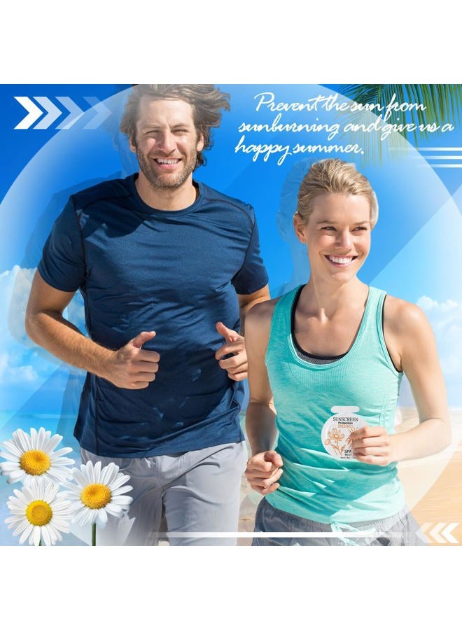 Heigble 50 Pcs Sunscreen Bulk Travel Size Sunscreen SPF 46+ Mini Sunscreen Packets Summer Party Gifts - Image 4