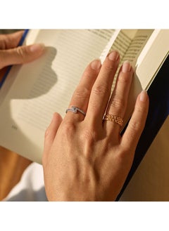 PANDORA 14k Rose gold-plated heart ring, Size 56  - Image 4