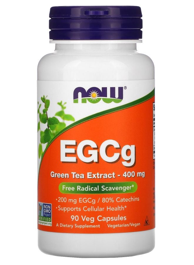 now EGCg Green Tea Extract 400 mg 90 Veg Capsules