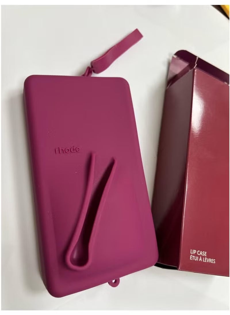 رود حقيبة رود بحزام قابل للتعديل وملمع شفاه - أنيقة وصغيرة الحجم ومثالية لمستحضرات التجميل أثناء التنقل والضروريات اليومية - بنفسجي غامق - Image 4