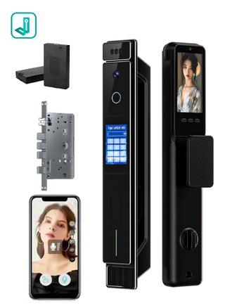Smart Door Lock With Dual Screens Dual Power Supply And Hd Dual Cameras – Precision Aluminum Build Jlink App - pzsku/Z6961E6AC7932E8192E79Z/45/1750318446/b23f51a3-45bc-41cd-b88b-f29e671086d7