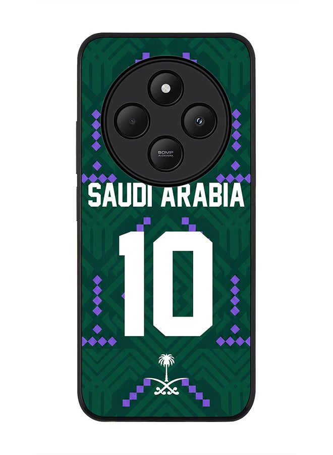 Stylizedd For Xiaomi Poco C75 Case,Slim fit Camera Protection, Shockproof Thin Phone cover  - Football Team Saudi Arabia World Cup 2026 - Image 1