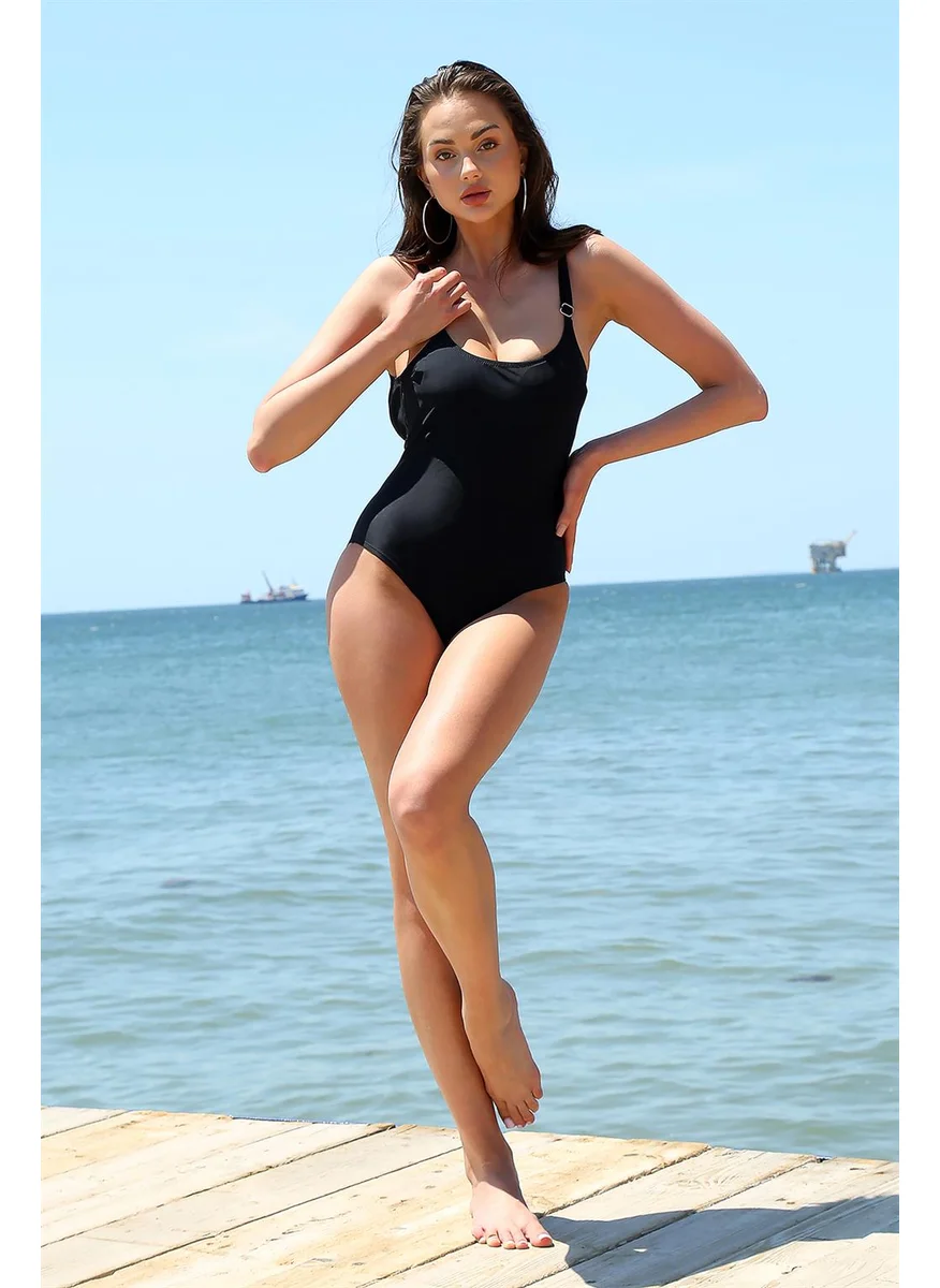 اكبينيز Women's Backless Swimsuit 34016
