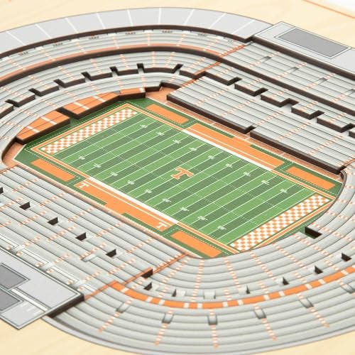 YouTheFan NCAA Tennessee Volunteers 5-Layer StadiumView 3D Wall Art - Neyland Stadium - Image 3