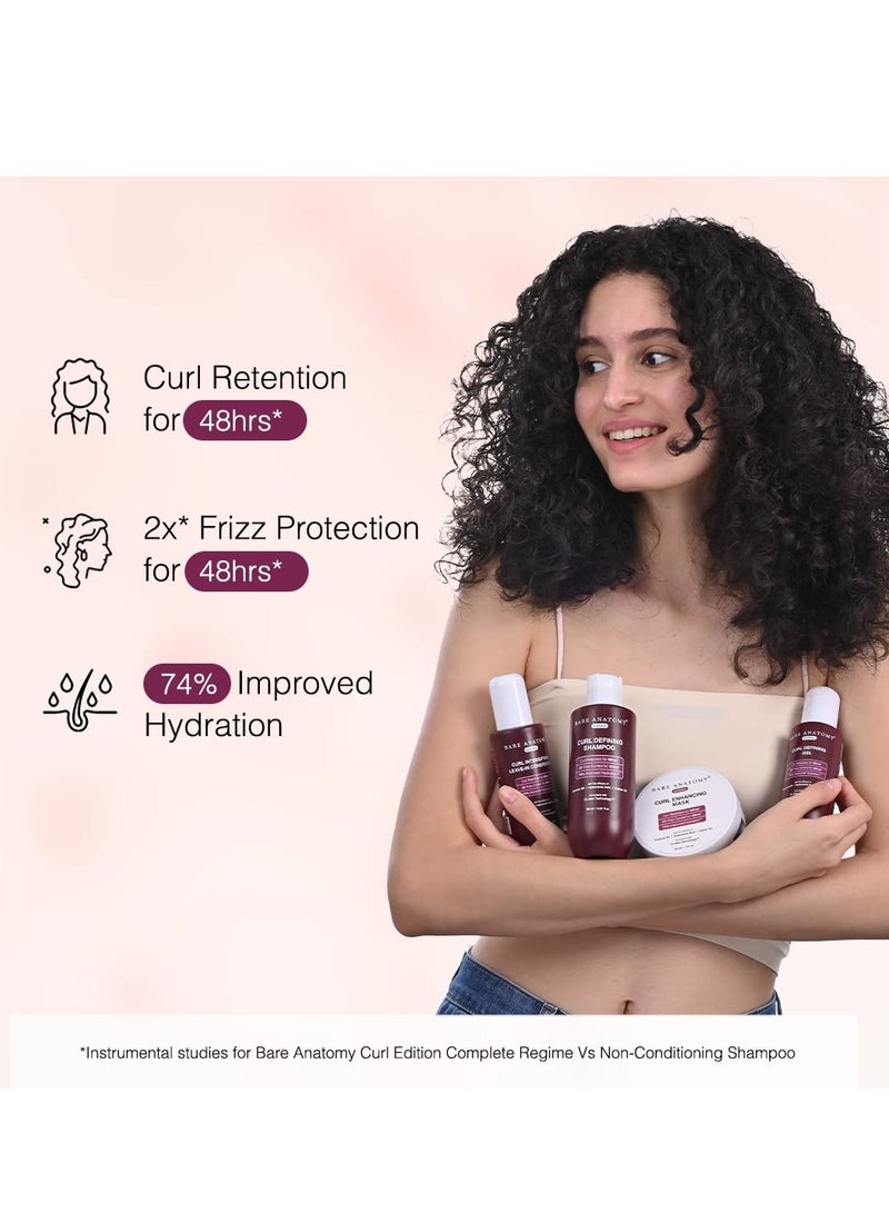 Bare Anatomy Curl Defining Shampoo Curl Retention 2X Frizz Protection For 48 Hours 250ml - Image 2