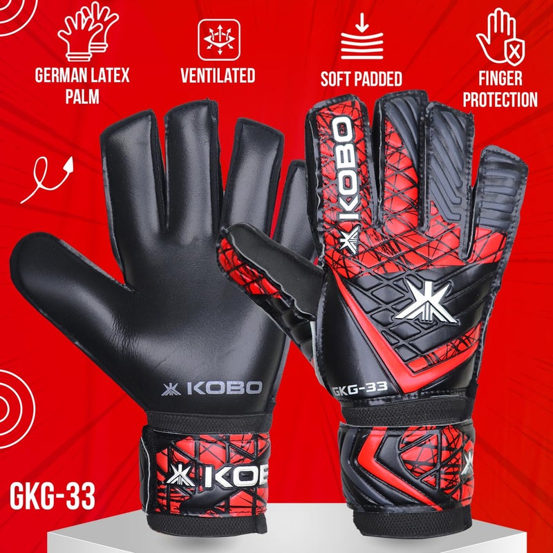 Kobo Football Goal Keeper Gloves GKG-33 (6.5) - Image 2