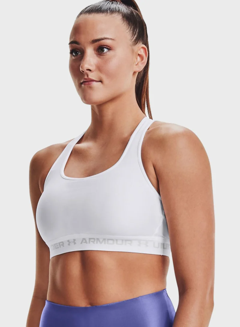 UNDER ARMOUR Logo Cross Back Mid Bra
