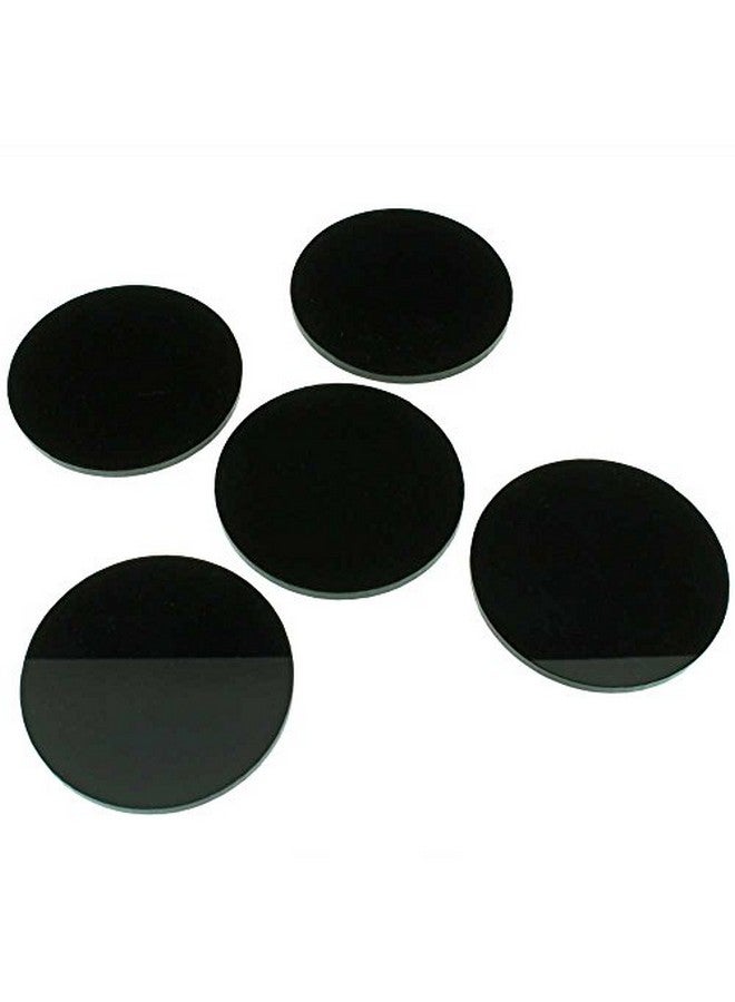 LITKO Model Display Base ; 2 Inch Circular ; 2 Inch Round ; 51Mm ; 5 Pack ; Rpg Large Figure Size - Image 1