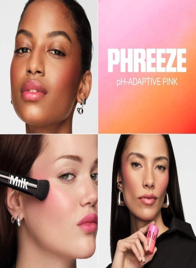 MILK MAKEUP MILK MAKEUP Cooling Water Jelly Tint Lip + Cheek Blush Stain Phreeze 5g – pH-Adaptive Cool Pink Tint for a Fresh, Custom Glow  - Image 2