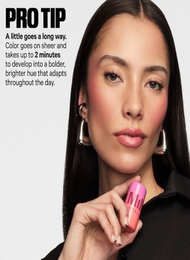MILK MAKEUP MILK MAKEUP Cooling Water Jelly Tint Lip + Cheek Blush Stain Phreeze 5g – pH-Adaptive Cool Pink Tint for a Fresh, Custom Glow  - Image 3