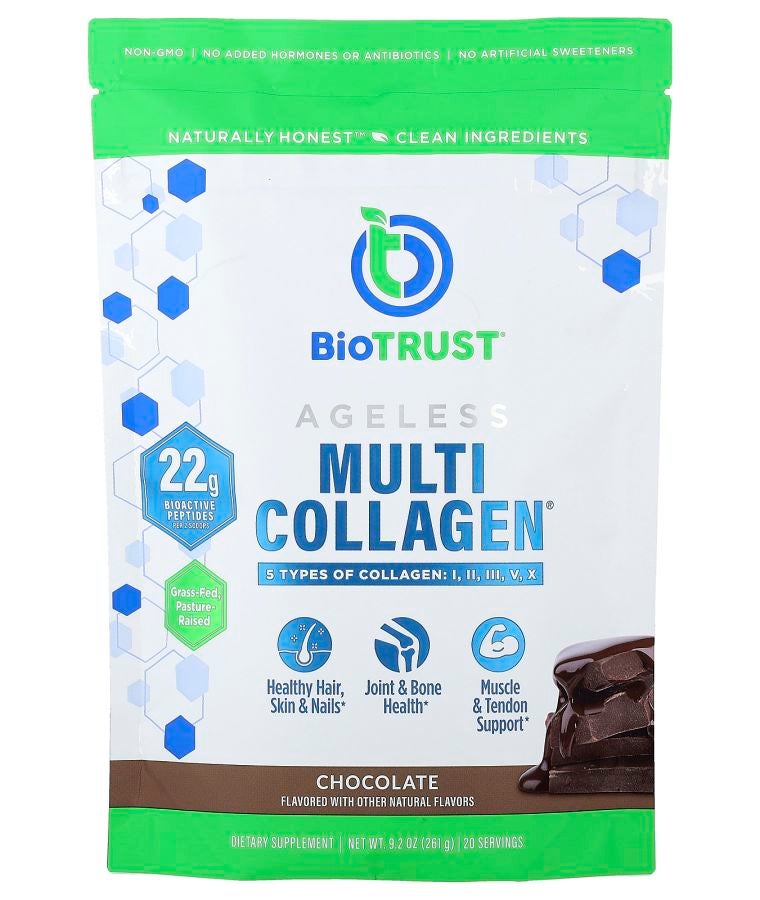 BioTrust Ageless Multi Collagen® Chocolate 9.2 oz (261 g)