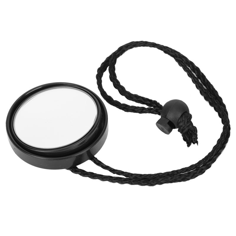 Scuba Diving Rearview Mirror: Black, Small Lightweight, High Quality Sturdy Material - Adjustable Angle With Lanyard, Side Hanging Safety Gear Accessory for Cave Diving, Narrow Space Water Sports - Image 4