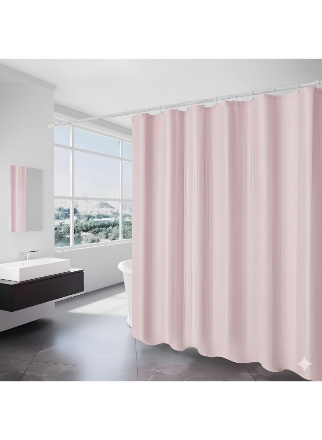 ستارة بانيو للحمام مقاومة للماء ولون بينك - Image 1