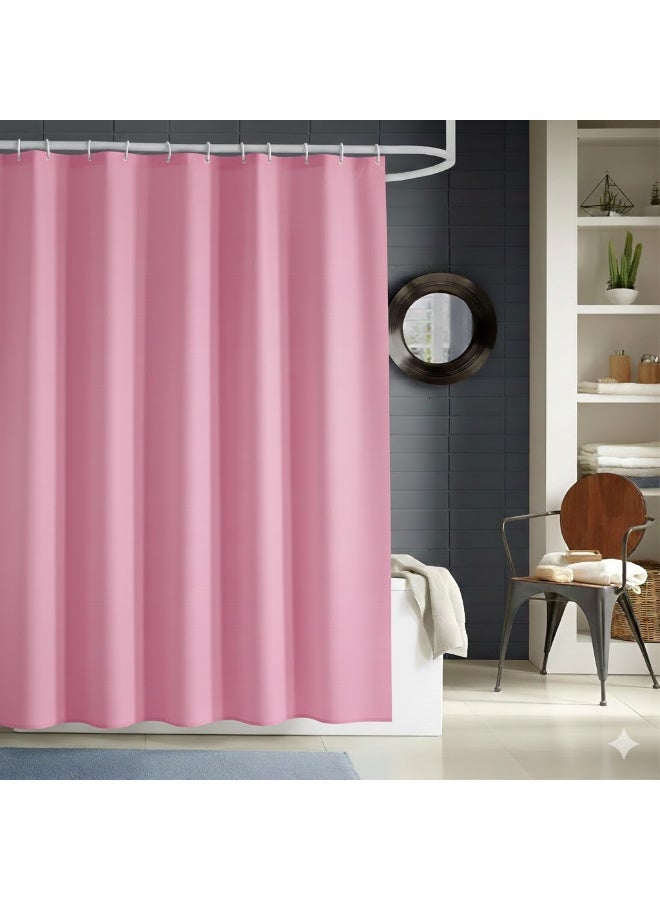 ستارة بانيو للحمام مقاومة للماء ولون بينك - Image 4