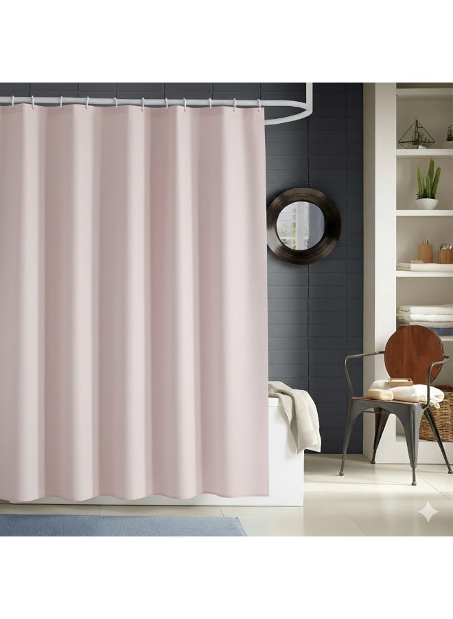 ستارة بانيو للحمام مقاومة للماء ولون بينك - Image 3