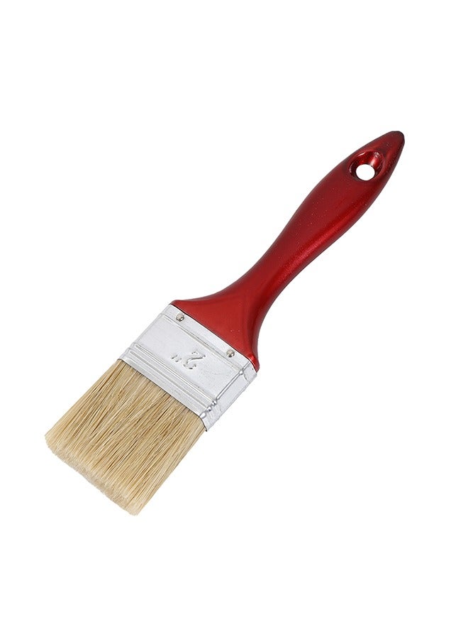 LAWAZIM Paint Brush -2inch- No Streaks Flat Trim Brush with Ergonomic Handle for High Precision Control -for DIY Professional Interior Exterior Home Improvement for Latex and Oil Paints & Wood Stains - Image 2