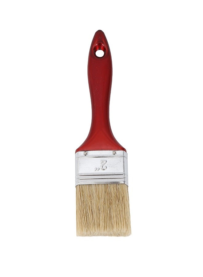 LAWAZIM Paint Brush -2inch- No Streaks Flat Trim Brush with Ergonomic Handle for High Precision Control -for DIY Professional Interior Exterior Home Improvement for Latex and Oil Paints & Wood Stains - Image 3