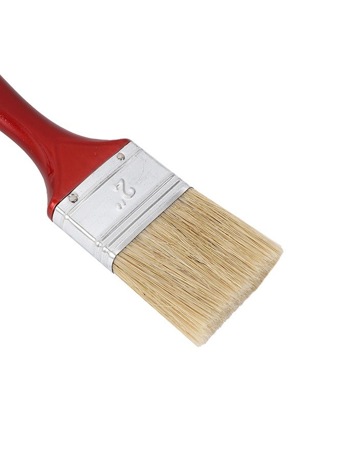 LAWAZIM Paint Brush -2inch- No Streaks Flat Trim Brush with Ergonomic Handle for High Precision Control -for DIY Professional Interior Exterior Home Improvement for Latex and Oil Paints & Wood Stains - Image 4