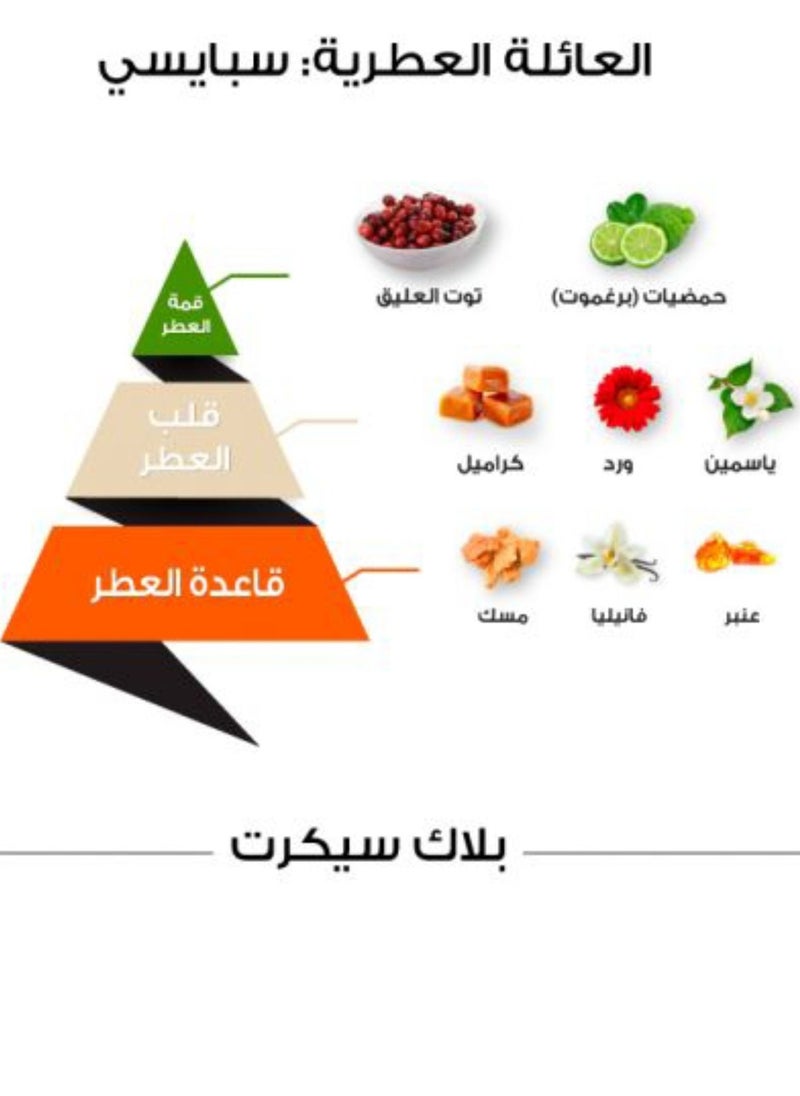 الماجد للعود - عطر بلاك سيكرت كلاسيك 100 مل - Image 1