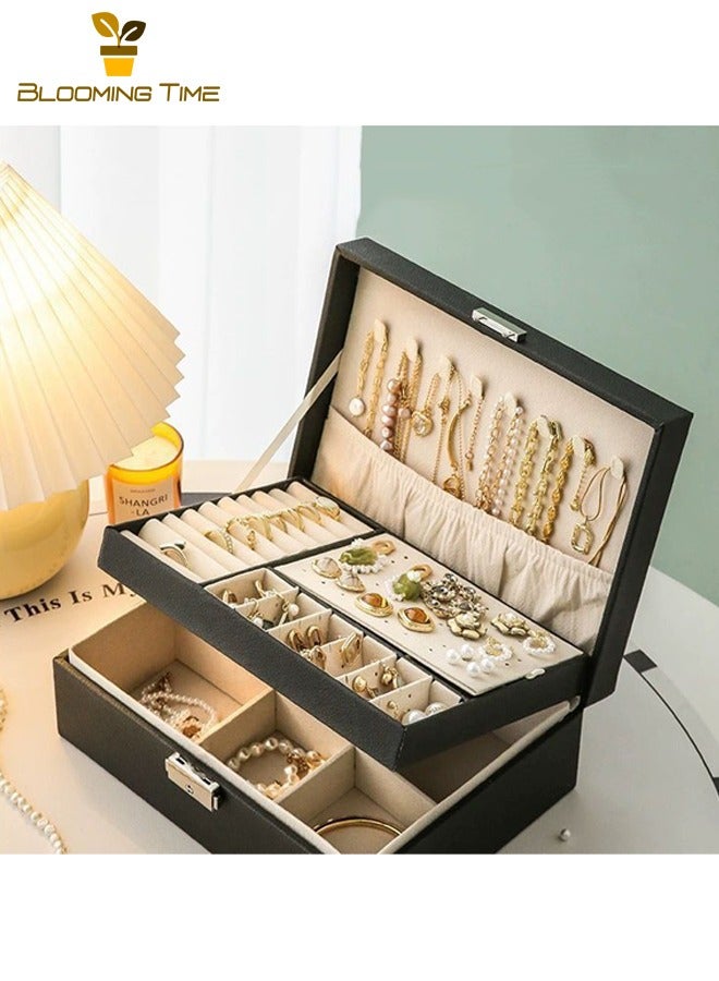 بلومنغ تايم قائمة المنتجات ذات الصلة صندوق مجوهرات مزدوج, القرط القرط قلادة تخزين مربع, سعة كبيرة الغبار مجوهرات المنظم صندوق مجوهرات, صندوق مجوهرات متعدد السعة, صندوق تخزين المجوهرات الفاخرة الخفيفة خمر, صندوق تخزين المجوهرات قلادة خاتم, صندوق تخزين المجوهرات المضادة للأكسدة, صندوق تخزين المجوهرات المضادة للأكسدة - Image 1
