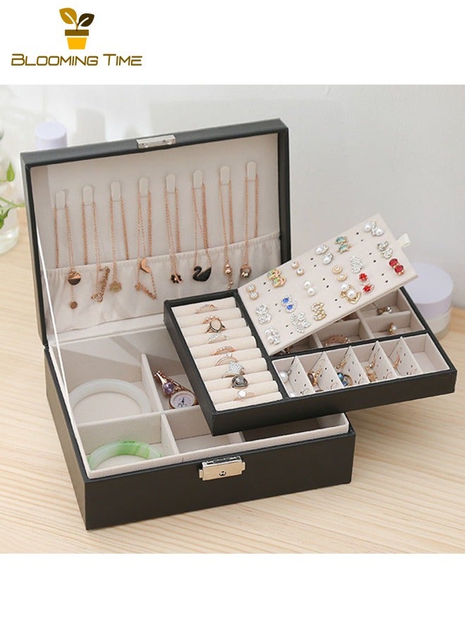 بلومنغ تايم قائمة المنتجات ذات الصلة صندوق مجوهرات مزدوج, القرط القرط قلادة تخزين مربع, سعة كبيرة الغبار مجوهرات المنظم صندوق مجوهرات, صندوق مجوهرات متعدد السعة, صندوق تخزين المجوهرات الفاخرة الخفيفة خمر, صندوق تخزين المجوهرات قلادة خاتم, صندوق تخزين المجوهرات المضادة للأكسدة, صندوق تخزين المجوهرات المضادة للأكسدة - Image 2