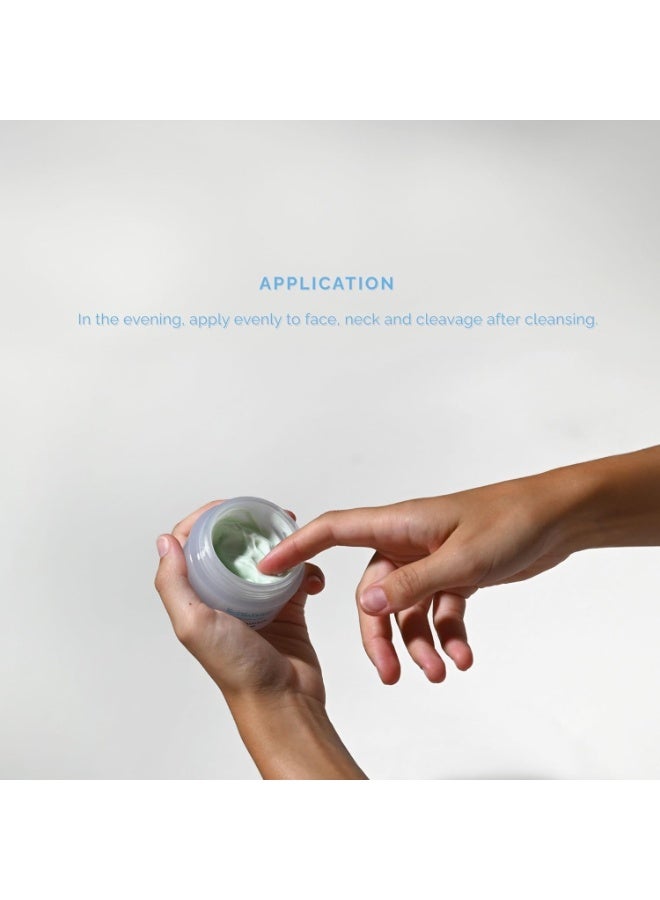 Schrammek Hydra Maximum Night Cream (1.7 Fl Oz) Intensive Night Cream For Dehydrated Skin Provides Moisture Overnight Hyaluronic Acid Vitamin E Face Moisturizer Face Cream Skin Care Dr. Schrammek - Image 4