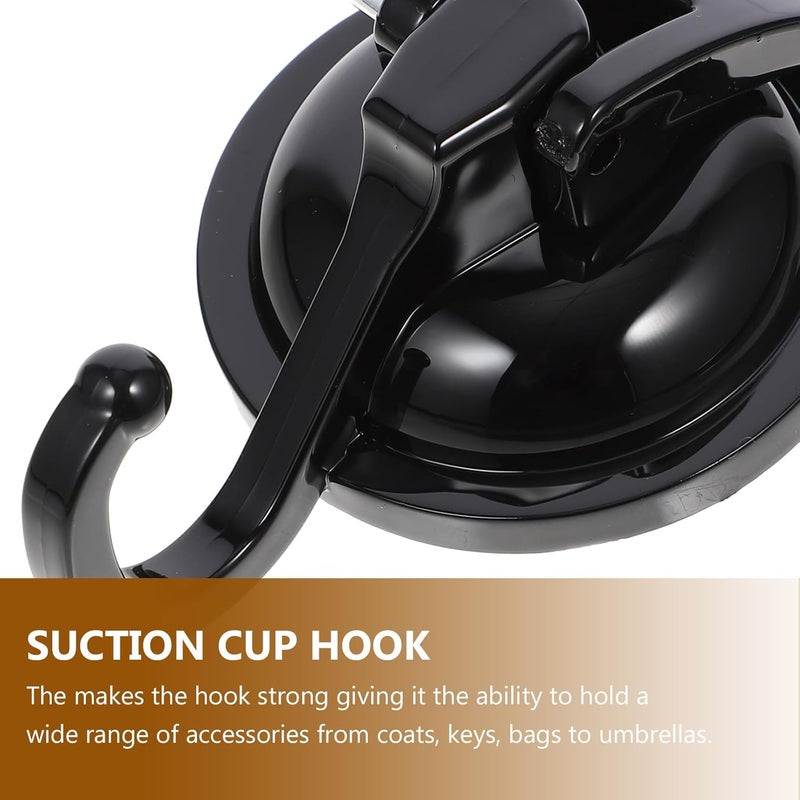 BESTonZON Reusable Vacuum Suction Cup Wall Hook Heavy Duty Plastic Suction Cup Hook for Bathroom Kitchen Glass Surface Storage Organizer - Image 5
