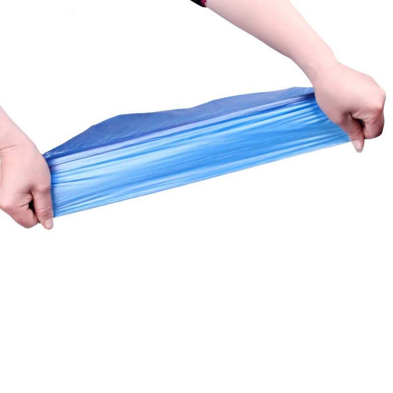 Garbage Bag Household Automatic Closing Thickened Drawstring Garbage Bag Portable Drawstring Kitchen Plastic Bag - Image 5