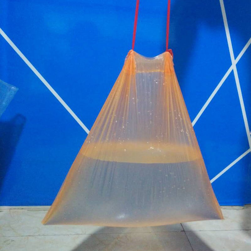 Garbage Bag Household Automatic Closing Thickened Drawstring Garbage Bag Portable Drawstring Kitchen Plastic Bag - Image 4