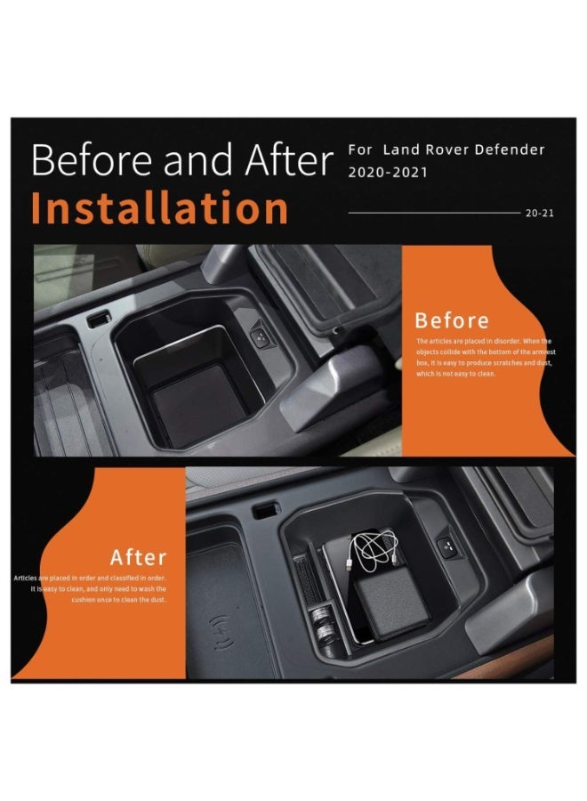 7Cylinder Center Console Insert Organizer Tray - Compatible with Land Rover, Defender (2020-2023). - Image 3