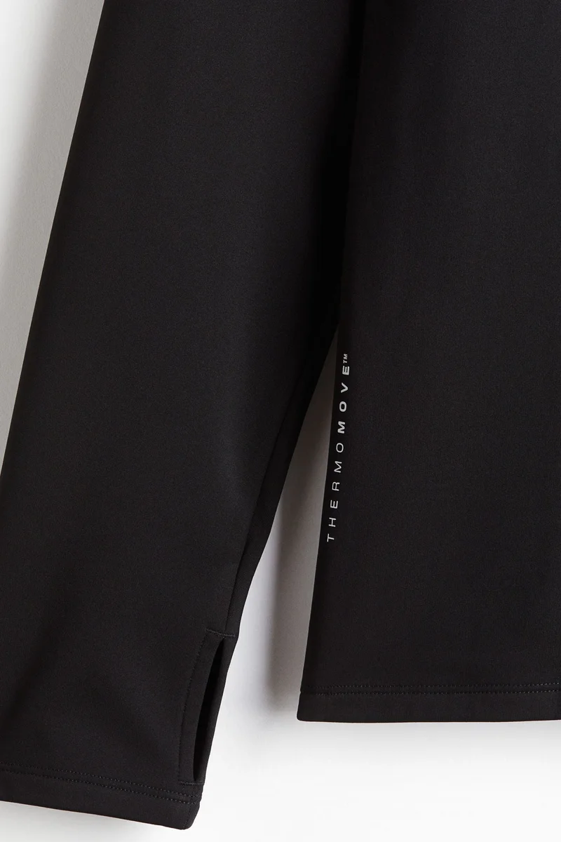 H&M Zip-top midlayer sports top with ThermoMove™