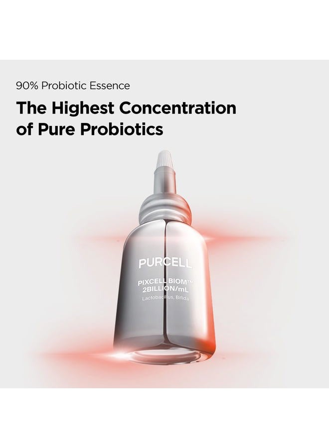 PURCELL Pixcell Biom 2B/mL Probiotic Essence Serum - Restores Skin Barrier with Bifida, Lactobacillus Ferment Lysate, Korean Probiotic Drops for acne prone skin and sensitive skin (30ml, 1.01 Fl Oz.) - Image 2