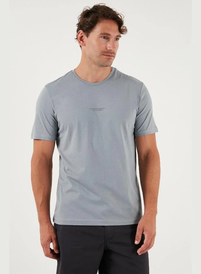 Buratti  Buratti Cotton Printed Regular Fit Crew Neck T Shirt Men's T SHIRT 59020205 for Men | Best Price UAE