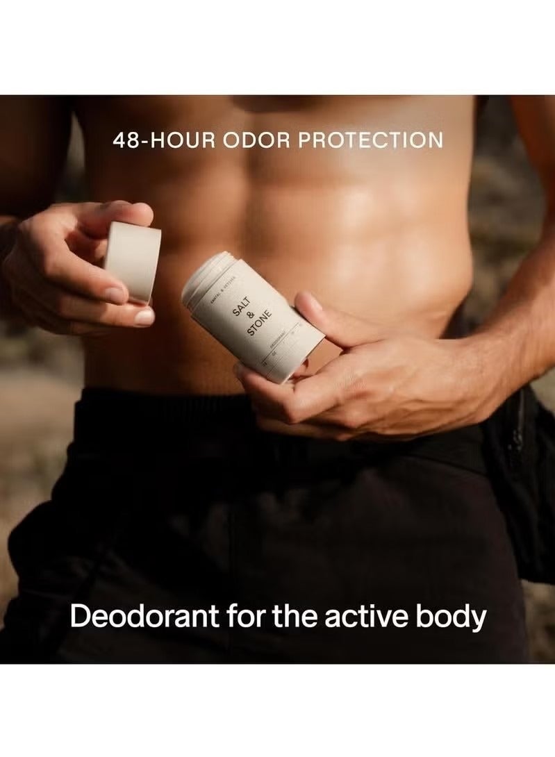 Salt & Stone Deodorant | Extra Strength Natural Deodorant for Women & Men | Aluminum Free with Seaweed Extracts, Shea Butter & Probiotics - Image 3