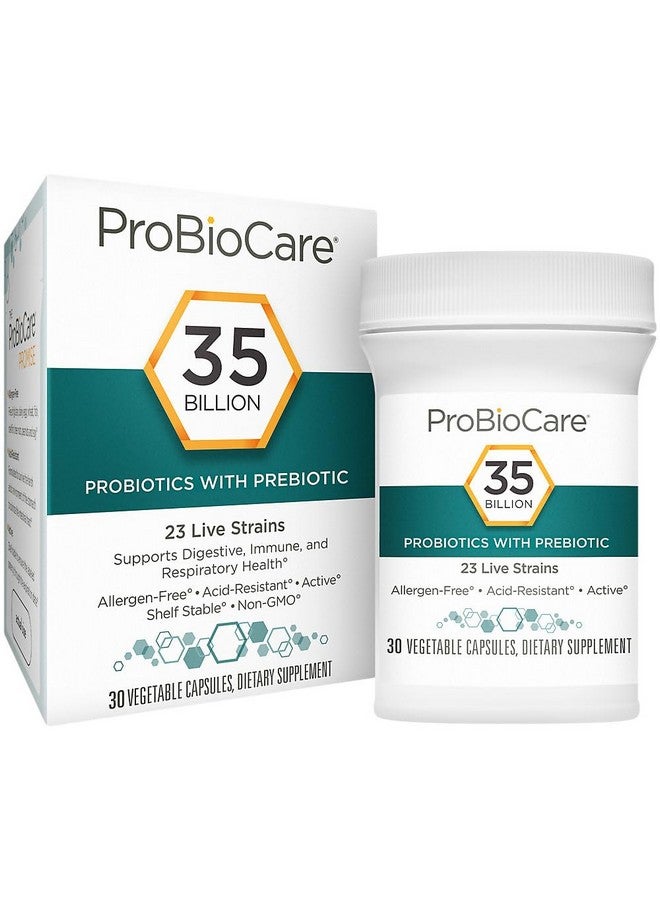 ProBioCare Probiotic - 35 Billion CFUs - Supports Digestive Health (30 Vegetable Capsules) - Image 1