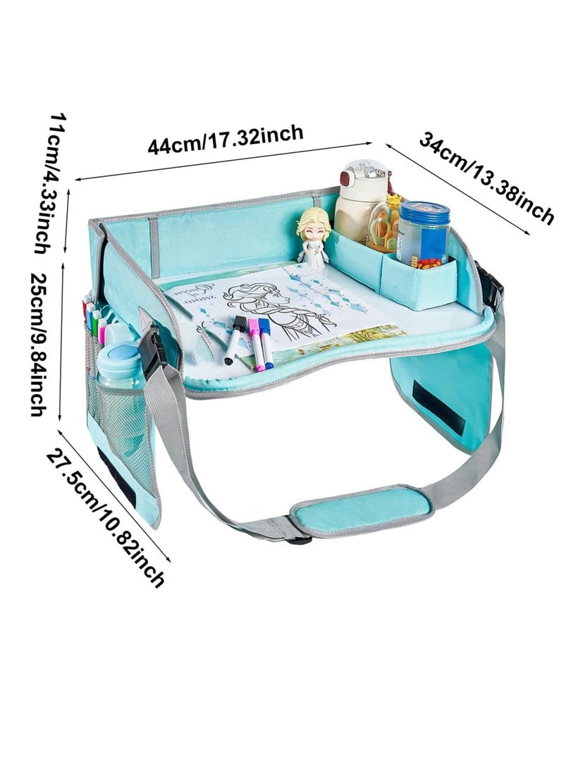 general Children's car tray | Stroller tray | Baby car seat snack tray, portable car seat activity tray, baby travel tray - Image 2
