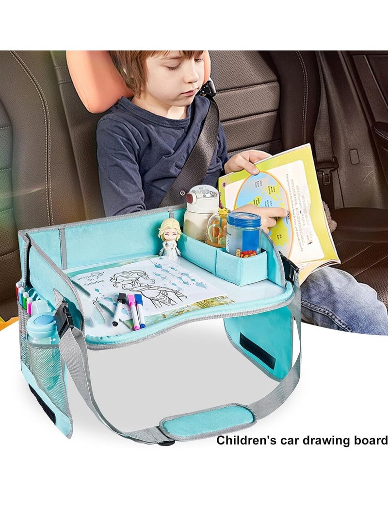 general Children's car tray | Stroller tray | Baby car seat snack tray, portable car seat activity tray, baby travel tray - Image 4