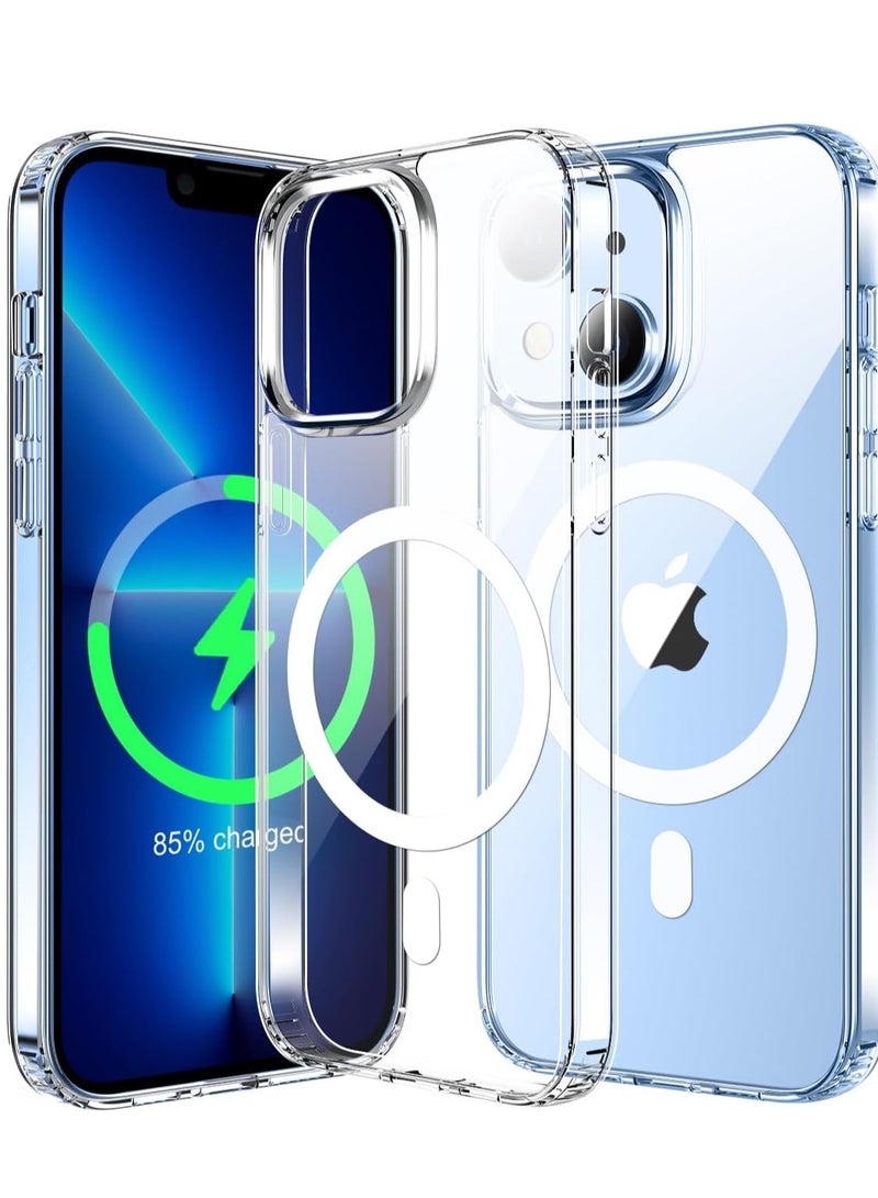 إلترازون ELTRAZONE Clear Rugged iPhone 15 Case (6.1-Inch) – Magnetic Charging Support, Military-Grade Drop Protection, Shockproof & Anti-Yellowing - Image 4