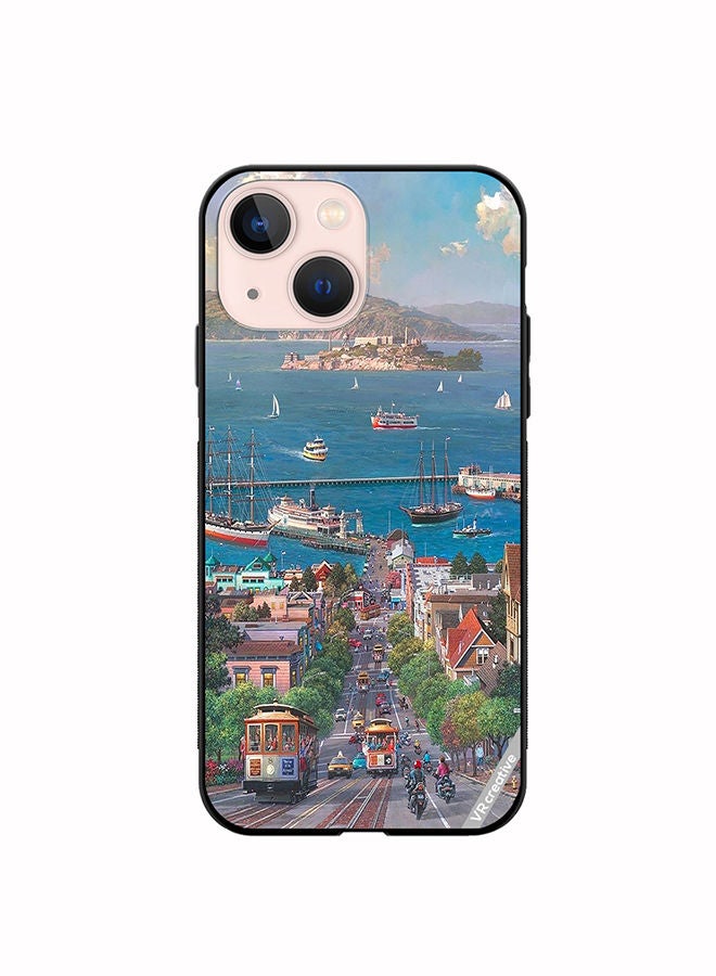 VR CREATIVE Protective Case Cover For Apple iPhone 13 mini Park West Gallery Design Multicolour - Image 1