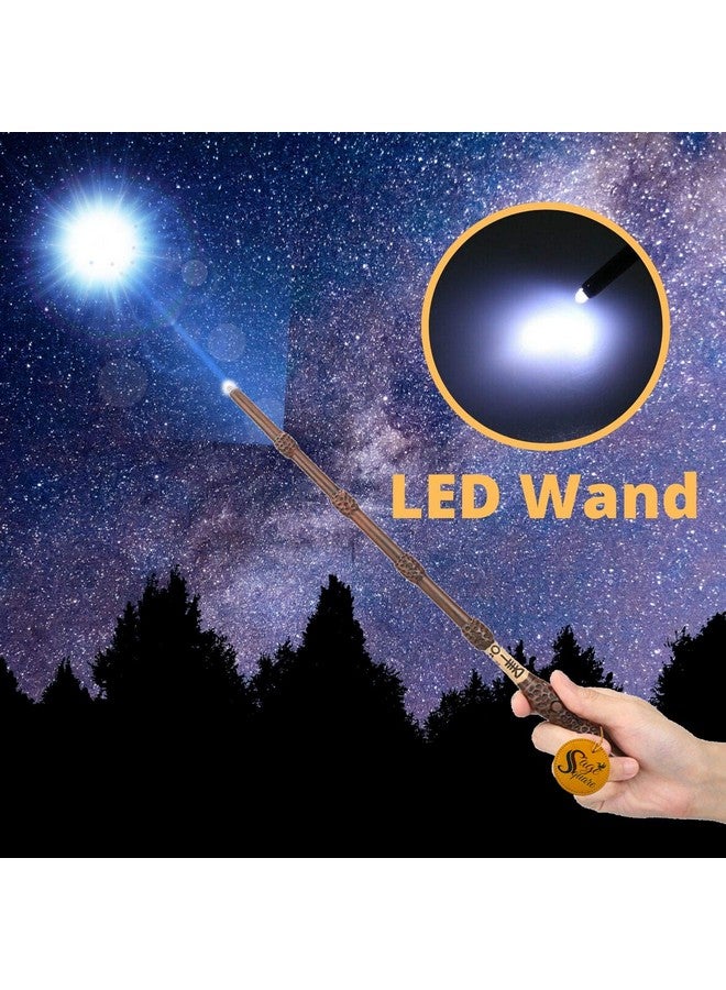 Sage Square Classic LED Illuminating Handcrafted Professor Albus Magic Wizard Sorcerer’s Dumbledore Wand, Elegant Stick Collectible Cum Cosplay Accessory (34 CMs Long) - Image 3