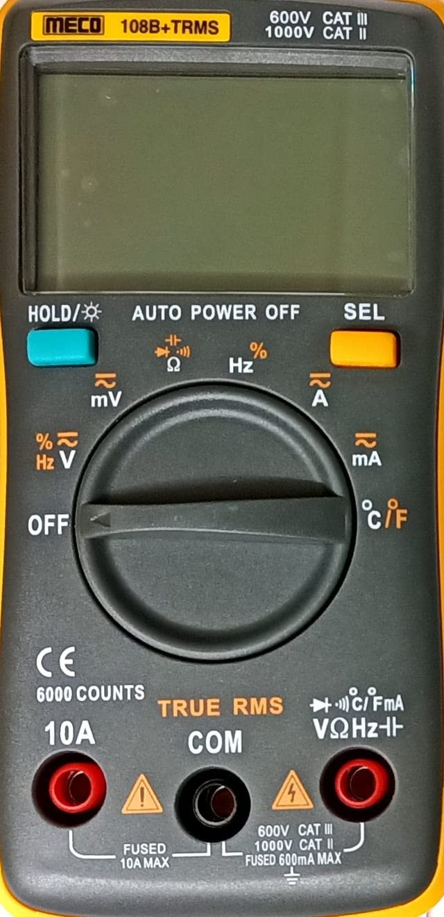 MECO ELEVERDE MECO Digital 108B+ Trms Battery Powered Multimeter Pocket Size - Image 5